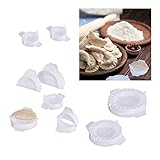 Relaxdays Ravioli Former 9er Set, Maultaschen, Empanada & Piroggen Ausstecher,...