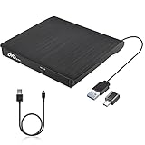 Himap CD-Laufwerk, externes CD-ROM-DVD-Laufwerk CD-DVD-Brenner Optisches...