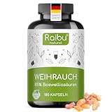 Weihrauch Kapseln Hochdosiert - 2200 mg Weihrauch Extrakt pro Tagesdosis - 85%...