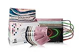 SOLMIRA Medizinische Einwegmasken TYPE IIR, 50 Einheiten, Mischfarbe, CE...