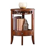 Eck-Seitenschrank Massivholz Wohnzimmer Boden-zu-Decke Fächerförmiges Dreieckiges...