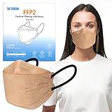 IDOIT FFP2 Maske Fischform 30 Stück, Einweg Atemschutzmaske Gesichtsmaske,4 Lagen Mund...