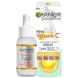 Garnier Vitamin C Serum für das Gesicht, Glow-Booster, Aufhellendes Serum für Pickel &...