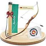 Abowllon® Pfeil und Bogen Kinder Sportgerät Set 15 Pfeile mit Gummispitze, Köcher,...
