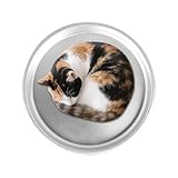 Kühlendes Hundebett | 40 cm Aluminium-Katzen-Kühlbett, waschbar, rutschfest, tragbar,...