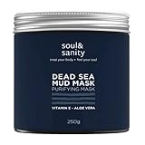 soul&sanity Totes Meer Schlamm Maske (250g) – Vegane Gesichtsmaske bestehend...