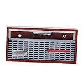 Vaguelly Modell Radio Mini-Radio-schmuck Boombox-Radio Mikrospielzeug Spielhauszubehör...