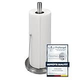 Küchenrollenhalter stehend 32 x 15 cm VonBueren | Edelstahl | Küchenpapierhalter Silber...