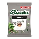 Ricola Lakritz, 75g Beutel Original Schweizer Kräuter-Bonbons mit 13 Schweizer...
