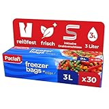 Paclan Gefrierbeutel, 3 ltr (30er Pack) Transparent