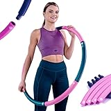 SummerFan Hula Hoop Reifen Erwachsene 1,5kg für Anfänger aus Schaumstoff -...