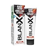 BlanX Black Volcano Zahnpasta 75 ml x 3, Whitening Zahnpasta mit isländischen Flechten...