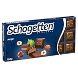 Schogetten Nugat 100g Schokoladentafel, praktisch einzeln portioniert. Ein Genuss. Stück...