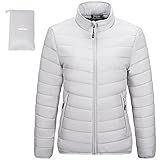 Outdoor Ventures Damen Winter Leichte Jacke Warm Kurz Packable Puffer Jacke Übergang...