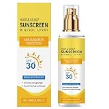 Haar- und Kopfhaut-Sonnenschutzspray, nicht fettiger SPF 30 Kopfhaut-Sonnenschutzspray...