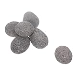 Gadpiparty Natürliche Vulkansteine Wiederverwendbare Feuerstellensteine für Innen...