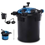 Scheppach Teichdruckfilter Komplettset PFS8000 | für Teiche bis 8000 Liter | Fördermenge...