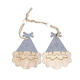 Weihnachtsdekoration Weihnachtsdekoration Anhänger Holz Weihnachtsbaum Anhänger 2 Sets...
