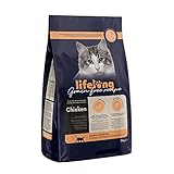 Amazon-Marke: Lifelong - Katzenfutter für ausgewachsene Katzen, Fein zubereitetes...