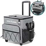 INSMEER Kühltasche Groß mit Rädern, 40L / 60 Can Kühltasche Faltbre, Wasserdicht...