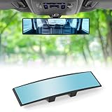 URAQT Auto Rückspiegel,310 mm x 8.5 mm Universal Innenspiegel Panorama Blendschutz Auto...