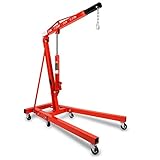 EBERTH Motorkran Werkstattkran Ladekran mit 2000kg Maximalleistung, Hydraulischer Kran...