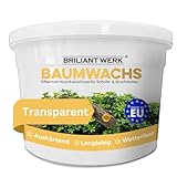 Briliantwerk®️ 350g Baumwachs Wundverschluss I Wundverschluss für Bäume...