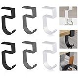 6 Stück Taschenhalter Für Tisch, Handtaschenhalter Haken Handtaschen Halterung...