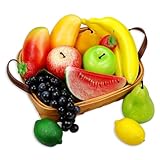 Packung mit künstlichen Früchten, gefälschte Früchte für die...