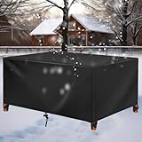 HNKDKJ Abdeckung für Gartenmöbel Winterfest, 160x130x110cm/Länge x Breite x Höhe...