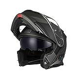 ORIGINE Motorradhelm Bluetooth Klapphelm Integralhelm ECE Mit Doppelvisier...
