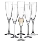 SCHOTT ZWIESEL Sektglas Classico (6er-Set), klassische Champagner Gläser mit...