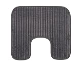Gözze - Rutschfester Weicher Toilettenteppich in U-Form, 100% Polyester, 50 x 45 cm -...