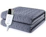 iHeroo Wärmeunterbett, 160x130cm Heizdecke mit Abschaltautomatik Überhitzungsschutz,...