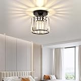 ZYDTRIP Kristallleuchter, moderne Kristalldeckenleuchte, Deckenlampe für Flur,...