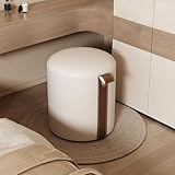 Stuhl Schminktisch,Schminkhocker,Rund Fußhocker Pouf Fusshocker Polsterhocker,360°...