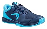 HEAD Herren Men's Grid Squash Shoe, Dark Blue Aqua 13 UK Sneaker, Dunkelblau,...