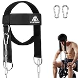 Flintronic Nackentrainer, Kopftrainer Männer, Verstellbares Neck Harness Neck...