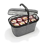 reisenthel carrybag iso twist silver – Stabiler Einkaufskorb mit Kühlfunktion...