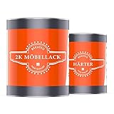BEKATEQ 2K Möbellack 1kg farblos, Versiegelung für innen und aussen - Klarlack, Holzlack...