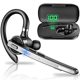 New bee Bluetooth Headset, V5.1 Wireless Freisprech Headset mit 72h Spielzeit...