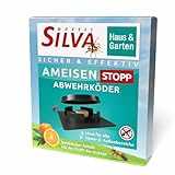 SILVA® Ameisen STOPP Abwehrköderdose für Innen & Außen [PT 19 - NATÜRLICHER...