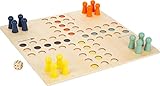 small foot Ludo XL aus Holz für Vier Spieler, Gesellschaftsspiel für die ganze Familie...