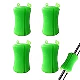 4 Stück Angelrute Krawattenhalter Angelrute Schutz Befestigung Gummi,Portable Fishing Rod...