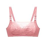 Ekiregaii BHs für Damen, florale Spitze, volle Körbchenunterstützung, Bralette,...