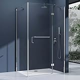 doporro Duschkabine Dusche Eck-Duschkabine Eckdusche Rav04K 100x120x190cm Glasdusche inkl....