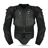 Leatherick Motorrad-Schutzjacke – Ganzkörperpanzer-Brustschutz für Männer und Frauen,...