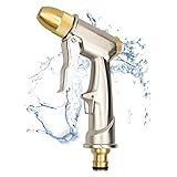Gartenbrause 100% Metall Gartenspritze Handbrause Gartenn Verstellbarer...