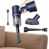 Clomuzi Handstaubsauger kabellos wiederaufladbar | Wiederaufladbarer 3-in-1-Staubsauger...