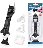 Dichtstoff Finishing Tool, Silikon Sealant Remover, Abdichtungswerkzeug Kit, Silikon...
